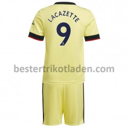 Fußballtrikot Arsenal Alexandre Lacazette 9 Auswärts Trikot Away 2021-2022 für Kinder