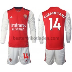 Fußballtrikot Arsenal Aubameyang 14 Heim Trikot Home 2021-2022 Langarm für Kinder