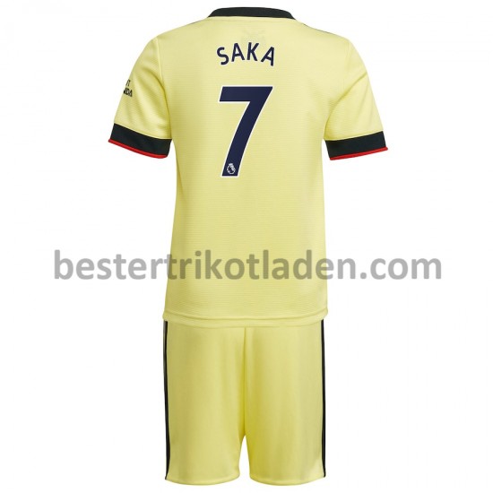 Fußballtrikot Arsenal Bukayo Saka 7 Auswärts Trikot Away 2021-2022 für Kinder