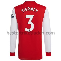 Fußballtrikot Arsenal Kieran Tierney 3 Heim Trikot Home 2021-2022 Langarm für Herren