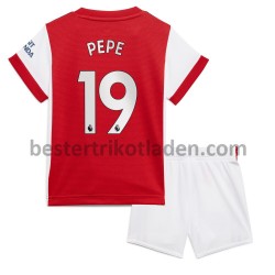 Fußballtrikot Arsenal Nicolas Pepe 19 Heim Trikot Home 2021-2022 für Kinder