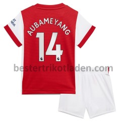 Fußballtrikot Arsenal Pierre-Emerick Aubameyang 14 Heim Trikot Home 2021-2022 für Kinder