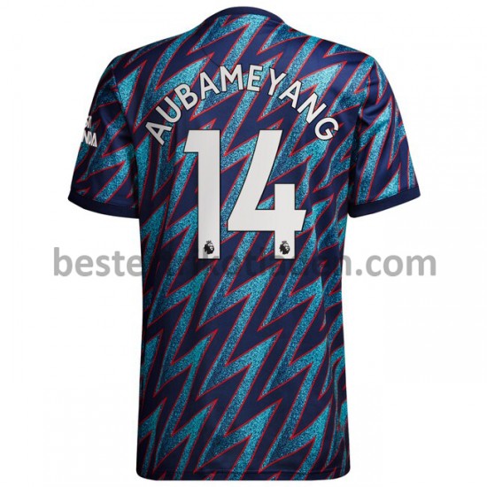 Fußballtrikot Arsenal Pierre-Emerick Aubameyang 14 Ausweich Trikot 3rd 2021-2022 für Herren