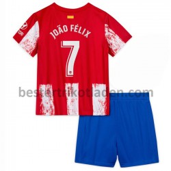 Fußballtrikot Atlético Madrid Joao Felix 7 Heim Trikot Home 2021-2022 für Kinder