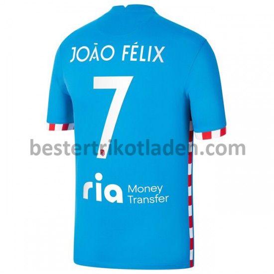 Fußballtrikot Atlético Madrid Joao Felix 7 Drittes Fußballtrikot 2021-2022 für Herren