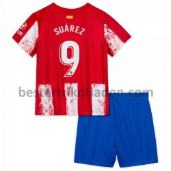 Fußballtrikot Atlético Madrid Luis Suárez 9 Heim Trikot Home 2021-2022 für Kinder