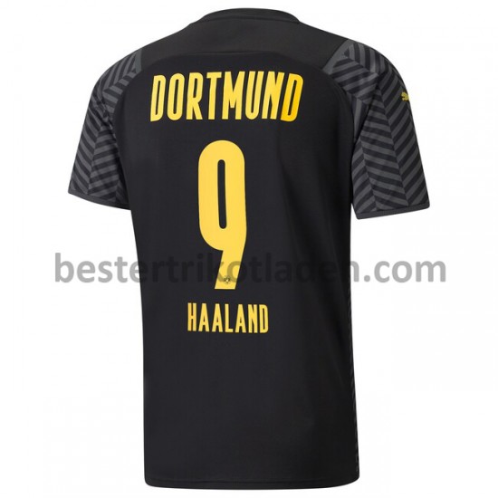 Fußballtrikot BVB Borussia Dortmund Erling Haaland 9 Auswärts Trikot Away 2021-2022 für Herren