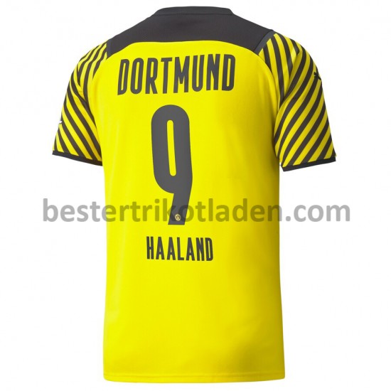 Fußballtrikot BVB Borussia Dortmund Erling Haaland 9 Heim Trikot Home 2021-2022 für Herren