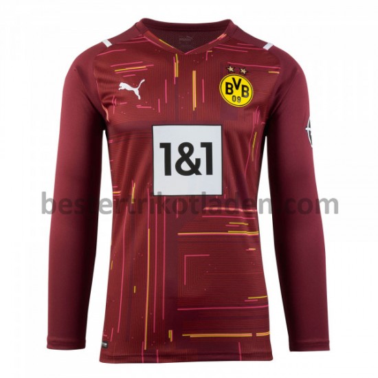 Fußballtrikot BVB Borussia Dortmund Torwart Trikot M001 2021-2022 Langarm für Herren