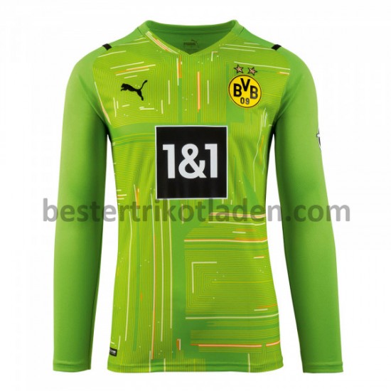 Fußballtrikot BVB Borussia Dortmund Torwart Trikot M002 2021-2022 Langarm für Herren