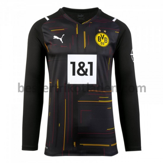 Fußballtrikot BVB Borussia Dortmund Torwart Trikot M003 2021-2022 Langarm für Herren