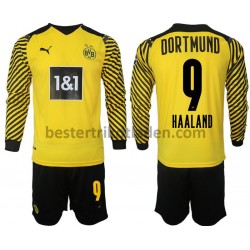 Fußballtrikot Borussia Dortmund Haaland 9 Heim Trikot Home 2021-2022 Langarm für Kinder