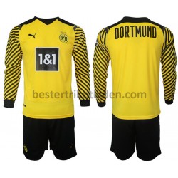 Fußballtrikot Borussia Dortmund Heim Trikot Home 2021-2022 Langarm für Kinder