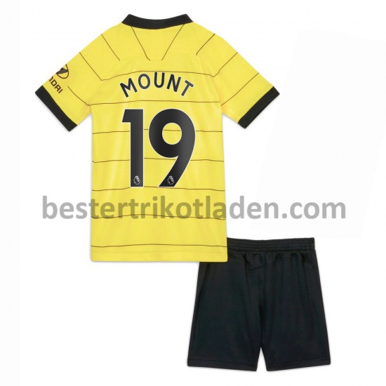 Fußballtrikot Chelsea Mason Mount 19 Auswärts Trikot Away 2021-2022 für Kinder