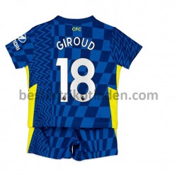 Fußballtrikot Chelsea Olivier Giroud 18 Heim Trikot Home 2021-2022 für Kinder