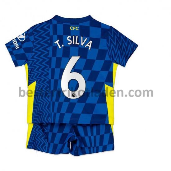 Fußballtrikot Chelsea T. Silva 6 Heim Trikot Home 2021-2022 für Kinder