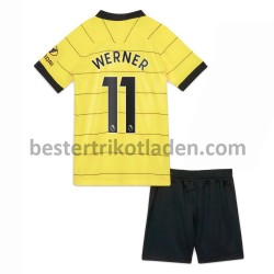 Fußballtrikot Chelsea Timo Werner 11 Auswärts Trikot Away 2021-2022 für Kinder