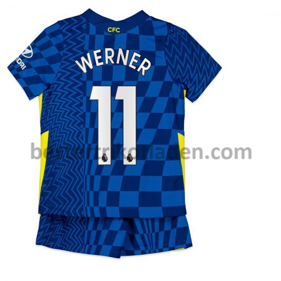 Fußballtrikot Chelsea Timo Werner 11 Heim Trikot Home 2021-2022 für Kinder