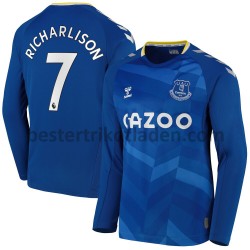 Fußballtrikot Everton Richarlison 7 Heim Trikot Home 2021-2022 Langarm für Herren