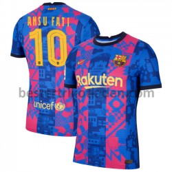 Fußballtrikot FC Barcelona Ansu Fati 10 Ausweich Trikot 3rd 2021-2022 für Herren