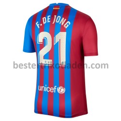 Fußballtrikot FC Barcelona Frenkie de Jong 21 Heim Trikot Home 2021-2022 für Herren