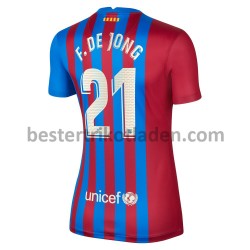 Fußballtrikot FC Barcelona Frenkie de Jong 21 Heim Trikot Home 2021-2022 für Dame