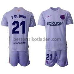 Fußballtrikot FC Barcelona Frenkie de Jong 21 Auswärts Trikot Away 2021-2022 für Kinder