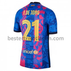 Fußballtrikot FC Barcelona Frenkie de Jong 21 Ausweich Trikot 3rd 2021-2022 für Herren