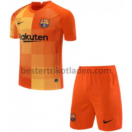 Fußballtrikot FC Barcelona Torwart Heim Trikot Home 2021-2022 für Kinder