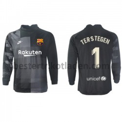 Fußballtrikot FC Barcelona Torwart Ter Stegen 1 Auswärts Trikot Away 2021-2022 Langarm für Herren