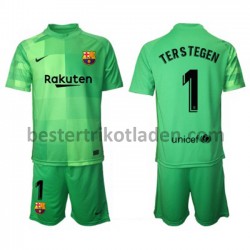 Fußballtrikot FC Barcelona Torwart Ter Stegen 1 Ausweich Trikot 3rd 2021-2022 für Kinder