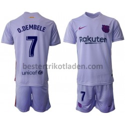 Fußballtrikot FC Barcelona O.Dembele 7 Auswärts Trikot Away 2021-2022 für Kinder