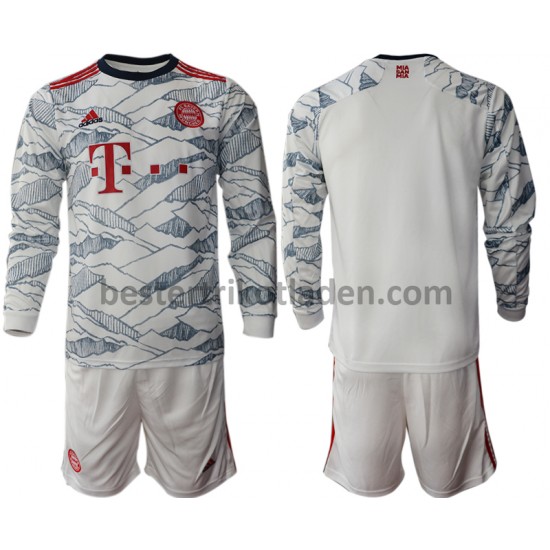 Fußballtrikot FC Bayern München Ausweich Trikot 3rd 2021-2022 Langarm für Kinder