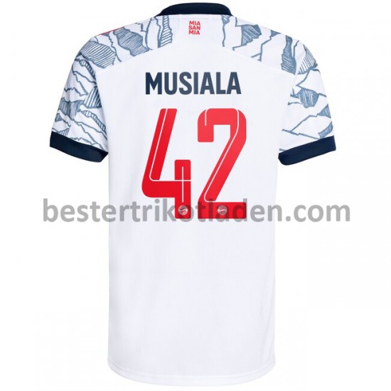Fußballtrikot FC Bayern München Jamal Musiala 42 Ausweich Trikot 3rd 2021-2022 für Herren