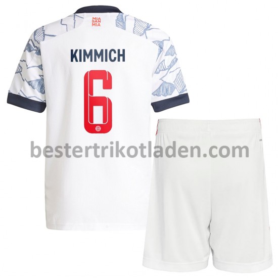 Fußballtrikot FC Bayern München Joshua Kimmich 6 Ausweich Trikot 3rd 2021-2022 für Kinder