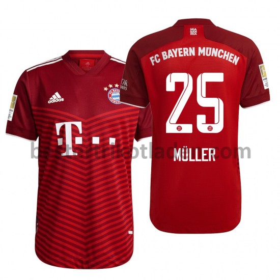 Fußballtrikot FC Bayern München Thomas Müller 25 Heim Trikot Home 2021-2022 für Herren