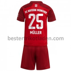 Fußballtrikot FC Bayern München Thomas Müller 25 Heim Trikot Home 2021-2022 für Kinder