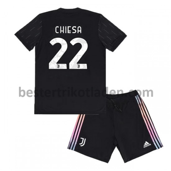 Fußballtrikot Juventus Turin Federico Chiesa 22 Auswärts Trikot Away 2021-2022 für Kinder