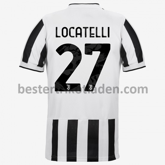 Fußballtrikot Juventus Turin Manuel Locatelli 27 Heim Trikot Home 2021-2022 für Herren