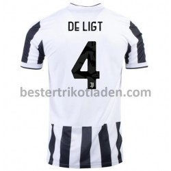 Fußballtrikot Juventus Turin Matthijs de Ligt 4 Heim Trikot Home 2021-2022 für Herren