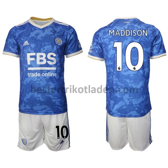 Fußballtrikot Leicester City James Maddison 10 Heim Trikot Home 2021-2022 für Kinder