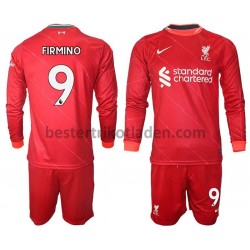 Fußballtrikot Liverpool FIRMINO 9 Heim Trikot Home 2021-2022 Langarm für Kinder