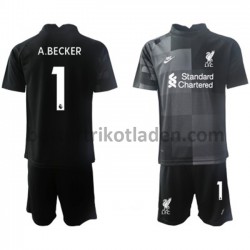 Fußballtrikot Liverpool Torwart Alisson Becker 1 Ausweich Trikot 3rd 2021-2022 für Kinder