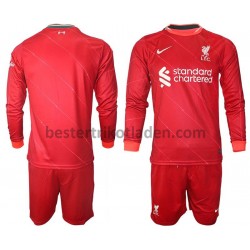 Fußballtrikot Liverpool Heim Trikot Home 2021-2022 Langarm für Kinder