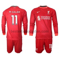 Fußballtrikot Liverpool M.Salah 11 Heim Trikot Home 2021-2022 Langarm für Kinder