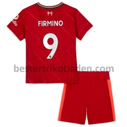 Fußballtrikot Liverpool Roberto Firmino 9 Heim Trikot Home 2021-2022 für Kinder