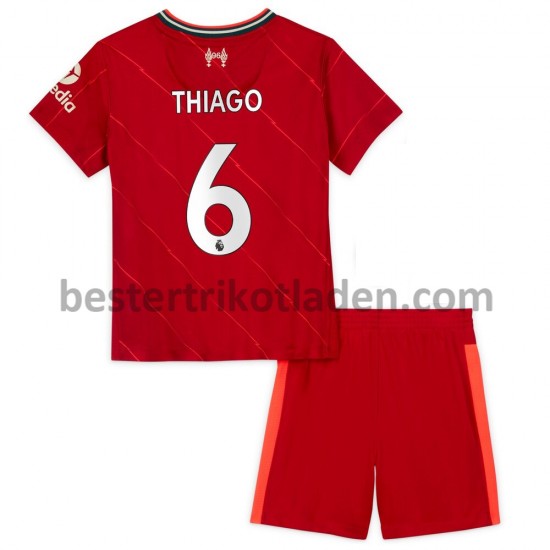 Fußballtrikot Liverpool Thiago Alcantara 6 Heim Trikot Home 2021-2022 für Kinder