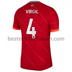 Fußballtrikot Liverpool Virgil Van Dijk 4 Heim Trikot Home 2021-2022 für Herren
