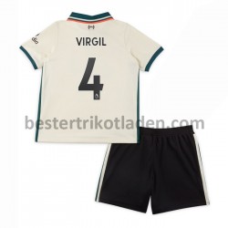Fußballtrikot Liverpool Virgil van Dijk 4 Auswärts Trikot Away 2021-2022 für Kinder