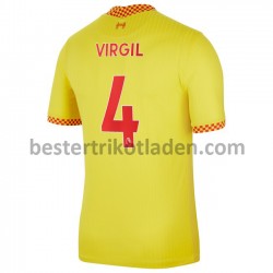 Fußballtrikot Liverpool Virgil van Dijk 4 Ausweich Trikot 3rd 2021-2022 für Herren